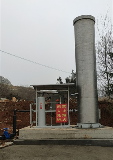 安裝和調試內燃沼氣火炬