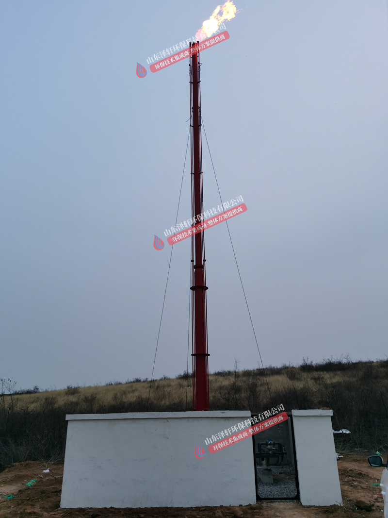 益通邢臺天然氣站火炬